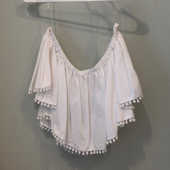 White Strapless Top - Picture 1 of 1